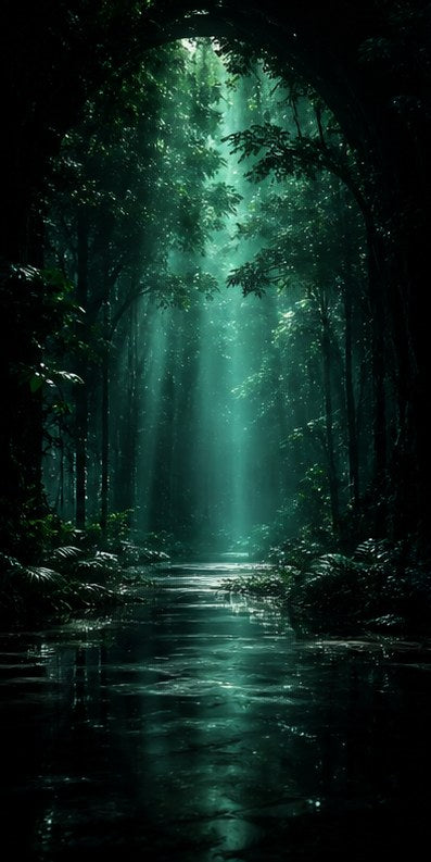 The Canopy world, a luminous forest